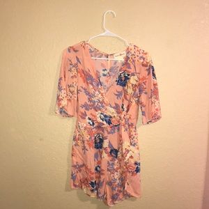 A flower romper